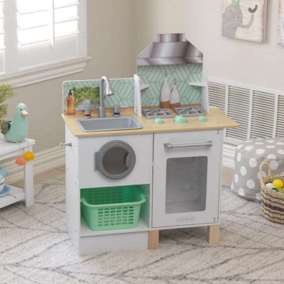 Houten-kinderkeuken-met-wasmachine-KidKraft (10230)